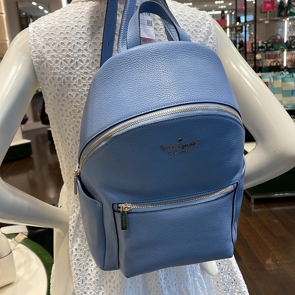kate spade Handbags - Kate Spade Leila Pebbled Leather Medium Dome Backpack
Dusty Blue
